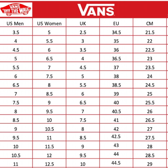 VANS Ward Skate Shoes in red. Size: M8/W9.5 - Picture 11 of 12